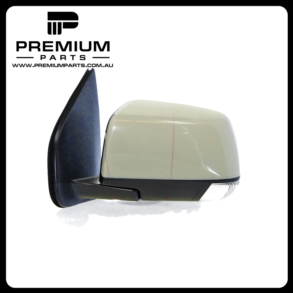 Door Mirror With Indicator, Ready to Paint, Left Side Genuine suits Isuzu D-Max SX/LS-M 2017 On