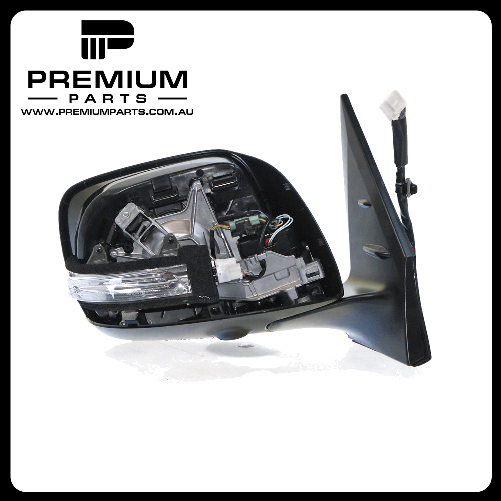 Door Mirror, Electric Folding with Camera, Right Side Genuine suits Toyota Landcruiser 200 Series Sahara 2007 to 2015