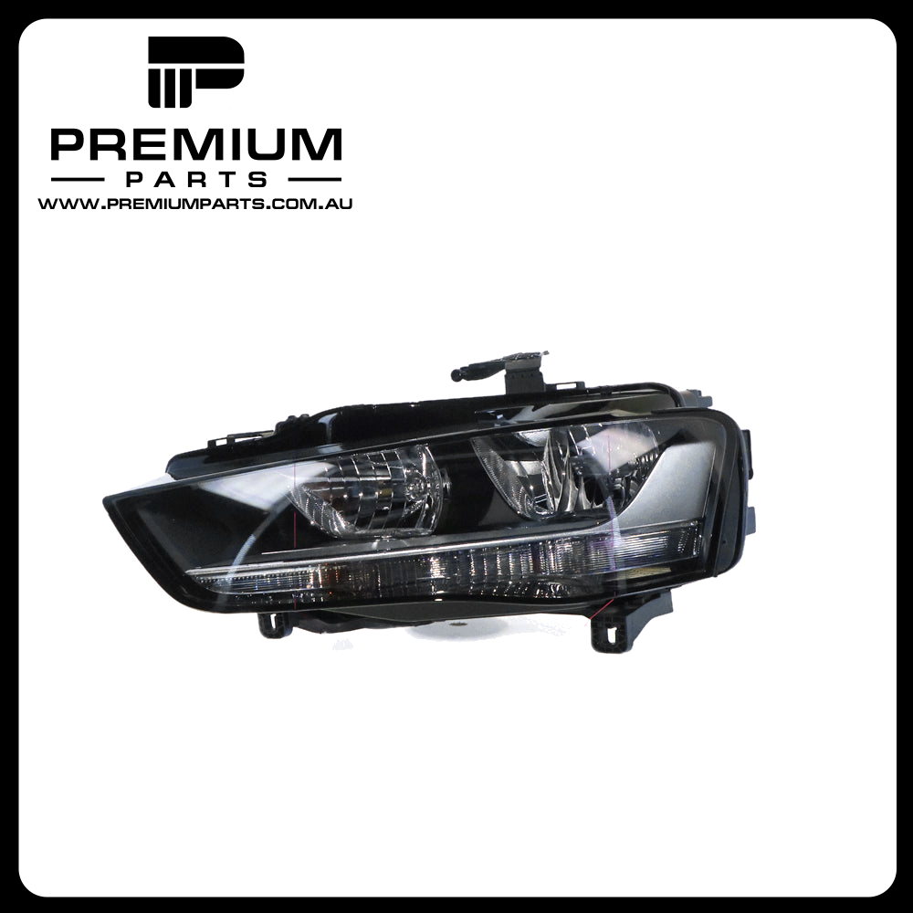 Halogen Head Lamp Left Side Genuine Suits Audi A4 B8 2012 to 2015