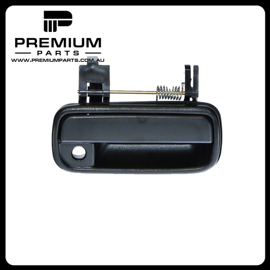 Black Front Door Outer Handle Right Side Aftermarket suits Toyota Hilux 140/150/160/170 Series 1997 to 2005