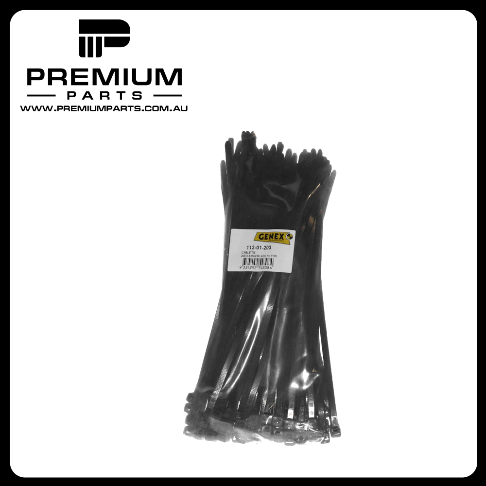 Cable Ties 4.8mm x 200m - Pack of 100