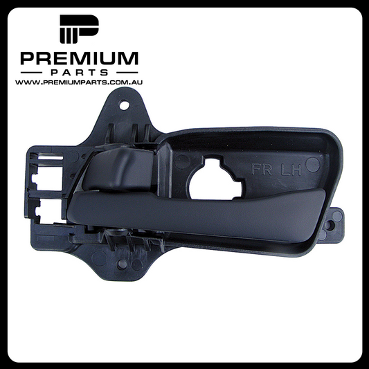 Black Front Door Inside Handle Left Side Genuine Suits Hyundai i30 FD 2007 to 2012