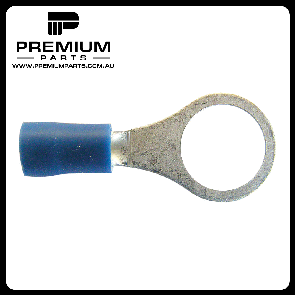 Insulated Eyelet Crimp Terminal - Blue (10mm), Box of 100