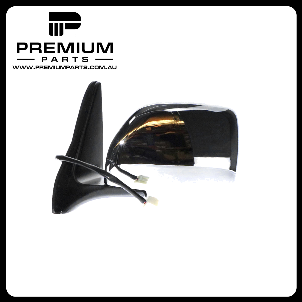 Chrome Door Mirror Electric Adjust Left Side Genuine Suits Toyota Landcruiser 100 SERIES 1998 to 2007