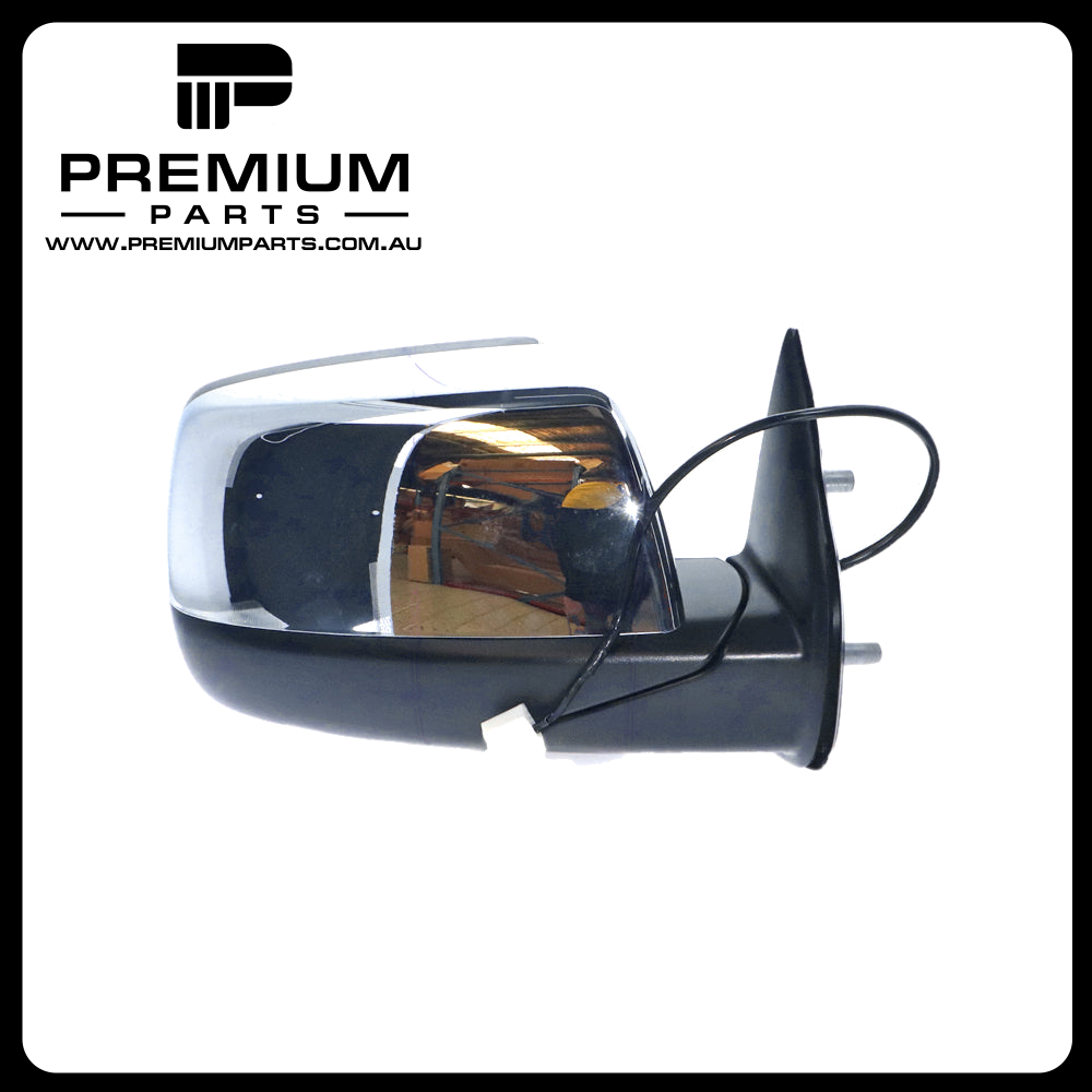 Chrome Door Mirror Electric Adjust Right Side Genuine suits Ford Ranger & Mazda BT-50