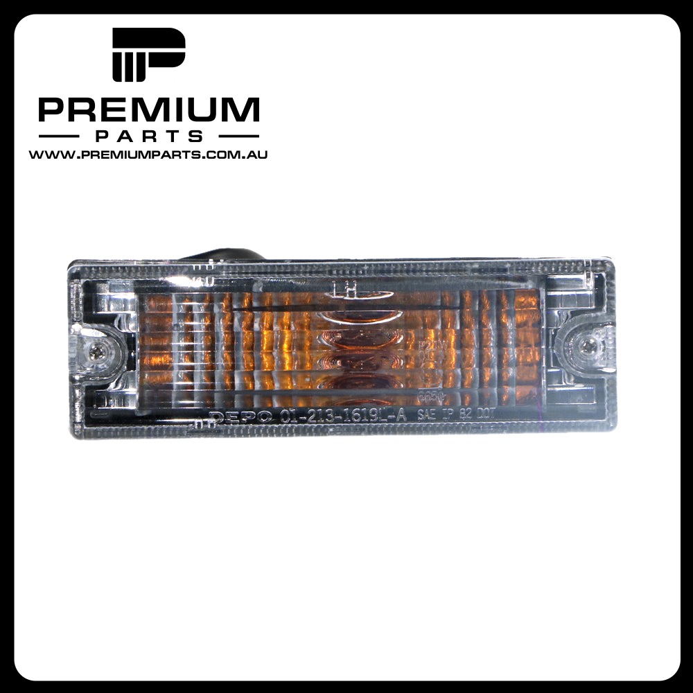 Front Bar Park / Indicator Lamp Left Side Aftermarket Suits Holden Rodeo TF 1988 to 2003