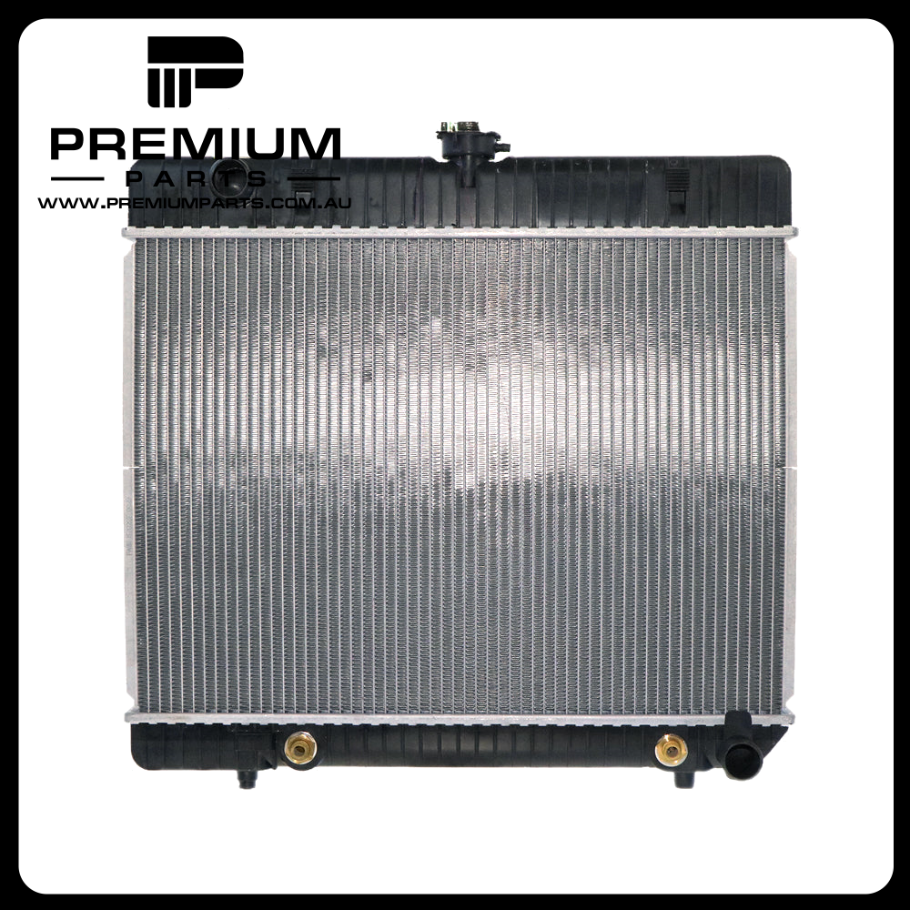 Radiator 35 / 35 mm Plastic Aluminium 415 x 568 x 32 mm Manual/Auto 2.3L & 2.5L L M102 Aftermarket Suits Mercedes-Benz E Class W123 1976 to 1985