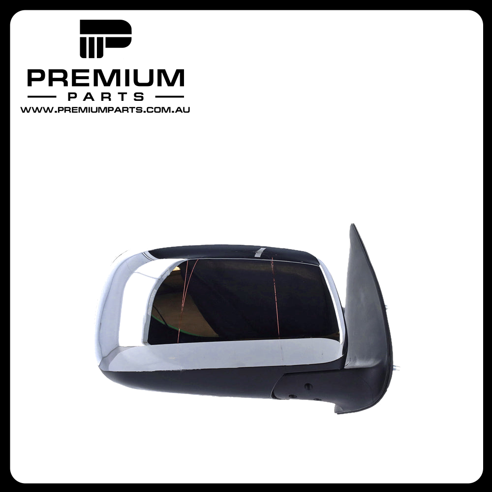 Chrome Door Mirror Electric Adjust Right Side suits Toyota Hilux 15/25/26 Series Dual Cab 4WD SR5 2010 to 2011