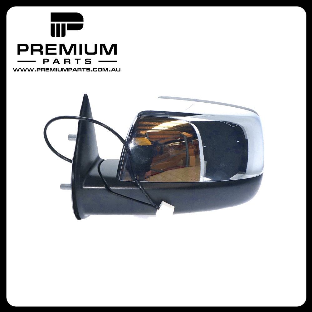 Chrome Door Mirror Electric Adjust Left Side Genuine suits Ford Ranger & Mazda BT-50