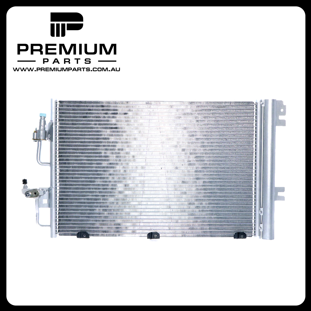 16 mm 8 mm Fin A/C Condenser Aftermarket Suits Holden Astra AH 1.8L;2.0L & 2.2L 4Cyl Petrol 2004 to 2009