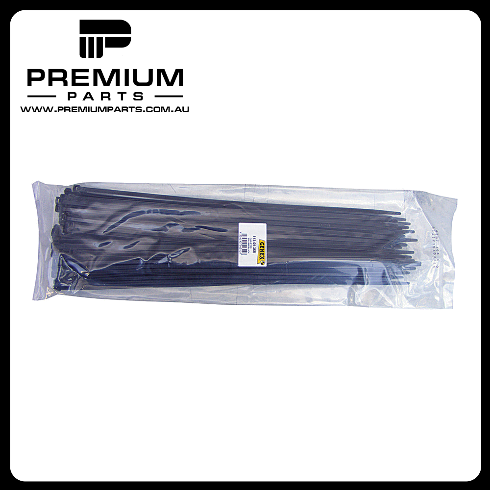 Cable Ties (Black) 4.8mm x 370m - Pack of 100