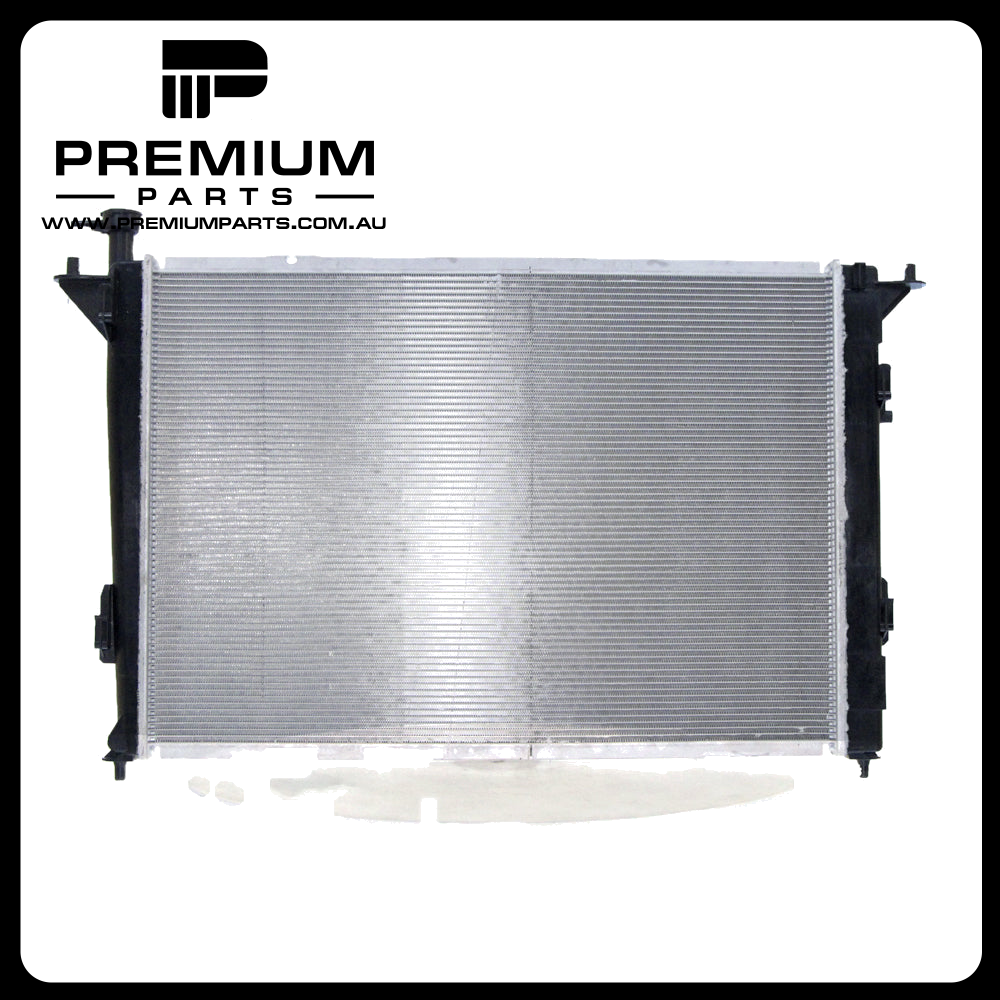 Radiator 35 / 35 mm Plastic Aluminium 670 x 480 x 18 mm Automatic 2.4 L G4KJ Aftermarket Suits Hyundai Santa Fe DM 2012 to 2018