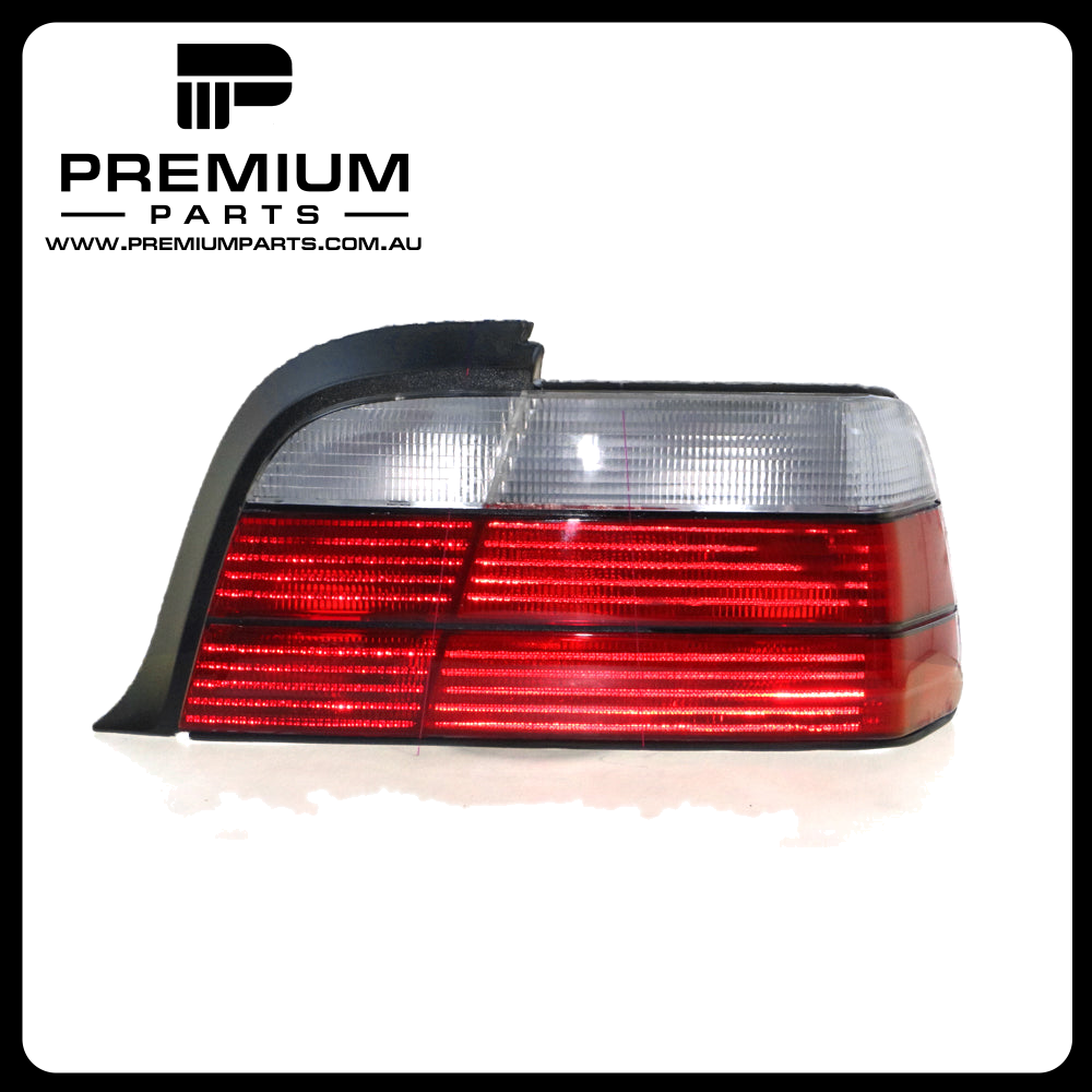 Black Red/Clear Tail Lamp Right Side Suits BMW 3 Series E36 Coupe 1997 to 2000