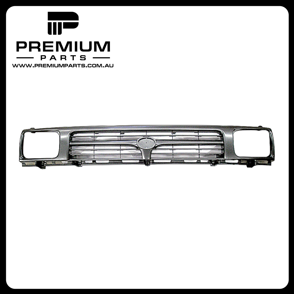 Silver Grille "T-Bar" Aftermarket Suits Toyota Hilux 8/1994 to 8/1997