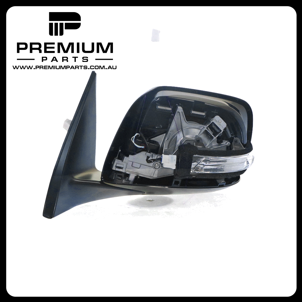 Door Mirror & Indicator (without camera) Left Side Genuine Suits Toyota Prado GX/Kakadu KDJ150R 2010/11 to 11/2013