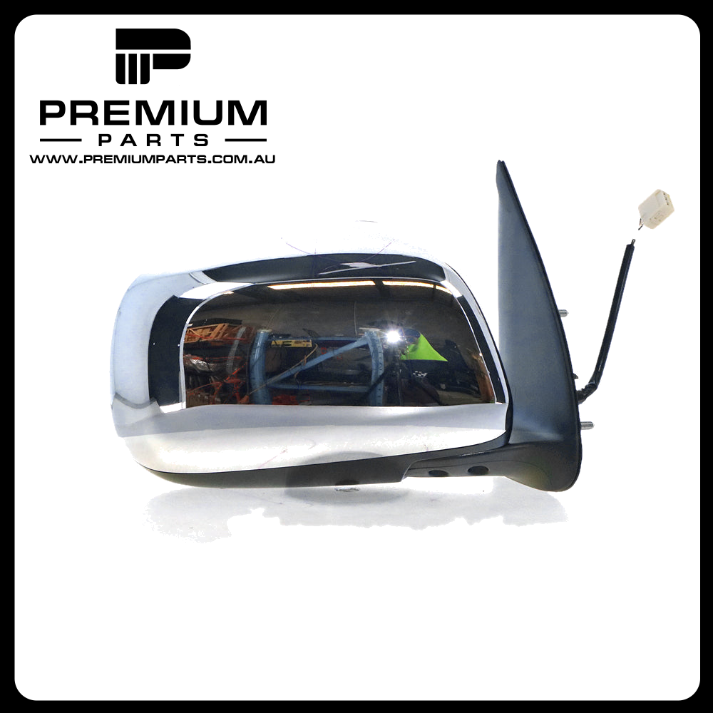 Chrome Door Mirror Electric Adjust Right Side Genuine suits Toyota Hilux 15/25/26 Series Dual Cab/Xtra Cab 4WD SR5 2009 to 2010