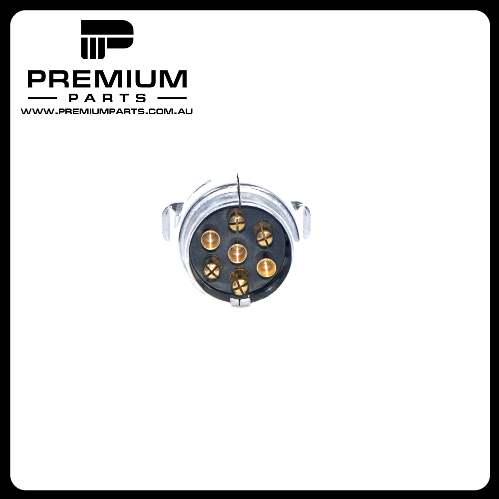 Trailer Aluminium Plug 7 Pin Large Connectors