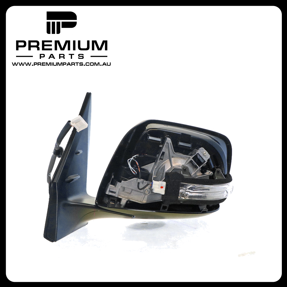 Door Mirror, Electric Folding, Left Side Genuine suits Toyota Landcruiser 200 Series 2012 to 2015