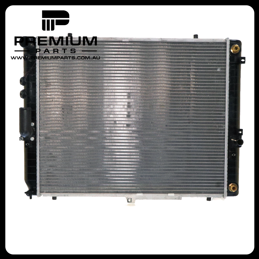 Radiator 35 / 35 mm Plastic Aluminium 580 x 478 x 42 mm Manual/Auto 3.2L L 162990 Aftermarket Suits Daewoo Musso MUSSO 1998 to 2002