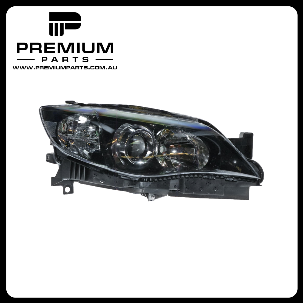 Black Head Lamp Right Side suits Subaru Impreza/WRX/STi 2007 to 2014