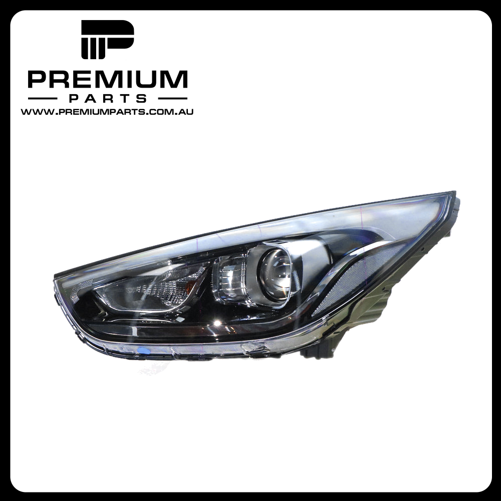 Head Lamp With DRL Left Side Genuine Suits Hyundai ix35 Highlander/Elite LM 2010 to 2015
