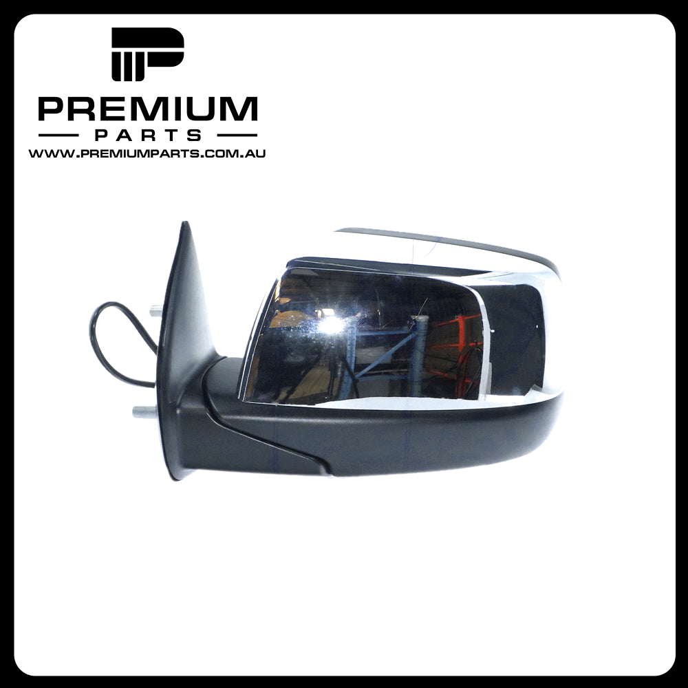 Chrome Door Mirror Electric Adjust Left Side Genuine Suits Ford Ranger PJ 2006 to 2009