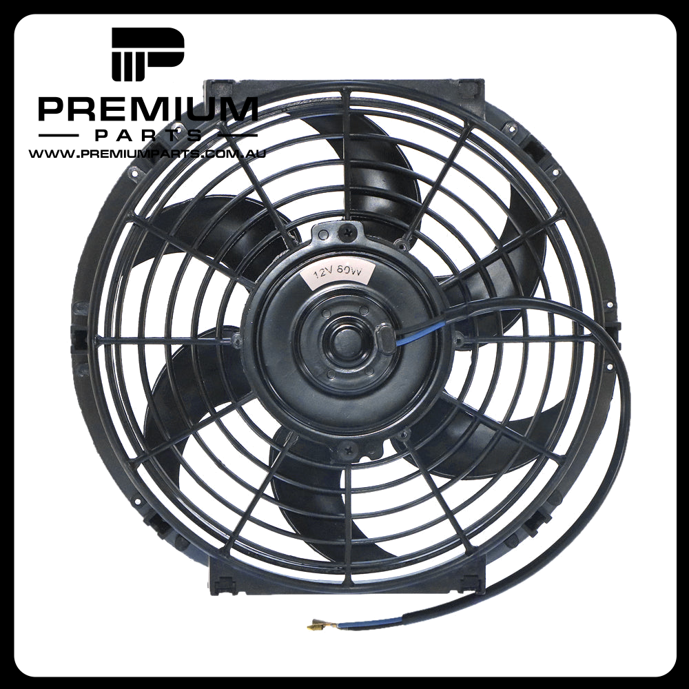 Universal Fan Assembly - 12V, 803 CFM, 10", Skewed Blade Type