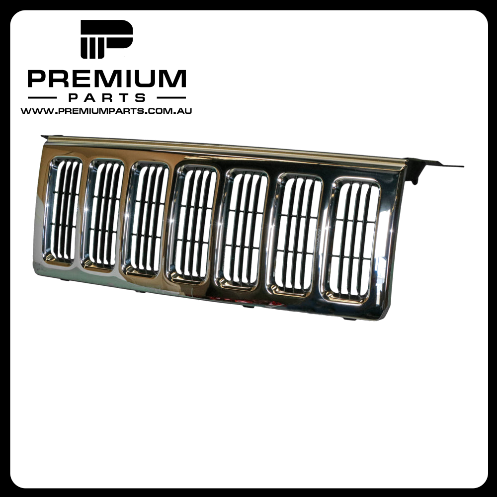 Chrome/Black Grille Genuine Suits Jeep Commander XH 2006 to 2009
