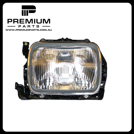 Halogen Manual Adjust Head Lamp Right Side Aftermarket Suits Holden Rodeo TF 1988 to 2003