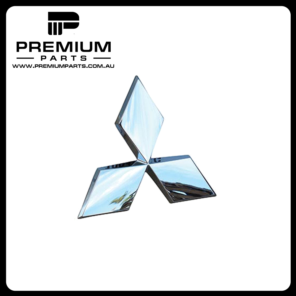 Mitubishi Diamond Chrome Boot lid Emblem Genuine suits Mitsubishi