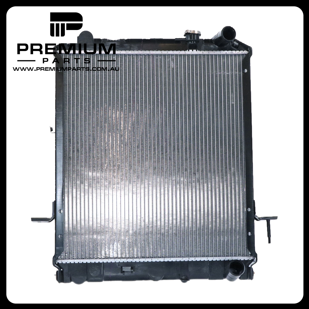 Radiator CT 38 / 38 mm Plastic Aluminium 510 x 466 x 32 mm Manual Aftermarket Suits Isuzu Truck N Series NKR/NPR/NPS 1994 to 2007