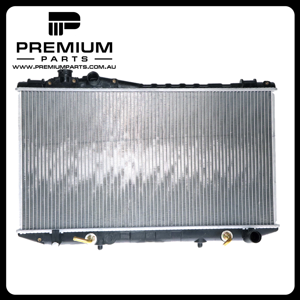 Radiator 34 mm 34 / Plastic Aluminium 375 x 708 x 26 mm Automatic 3.0 L 7MGE Aftermarket Suits Toyota Cressida MX83 1988 to 1993