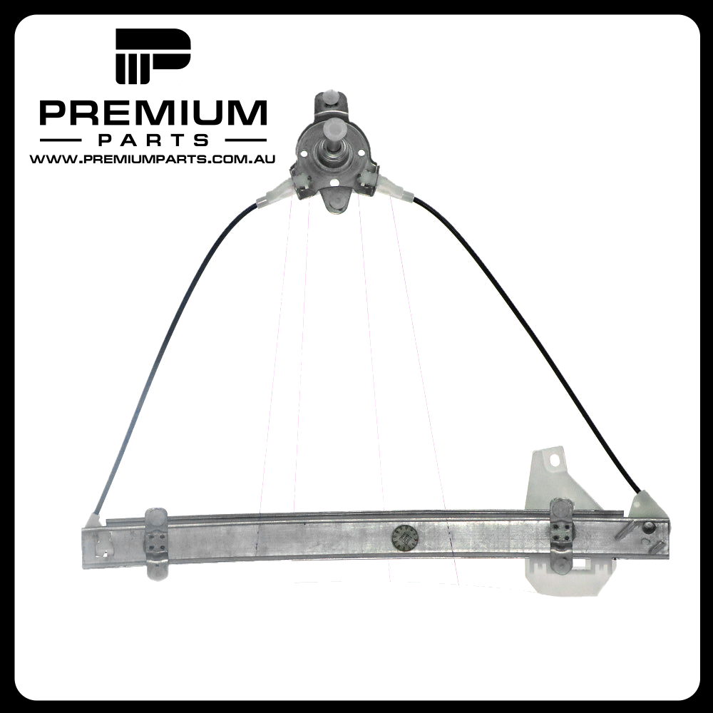 Front Door Window Regulator Right Side Aftermarket Suits Hyundai Accent LC 2000 to 2006