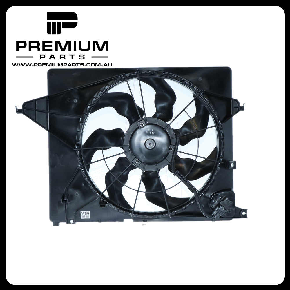 Radiator Fan Assembly Aftermarket Suits Hyundai Santa Fe CM 2009 to 2012