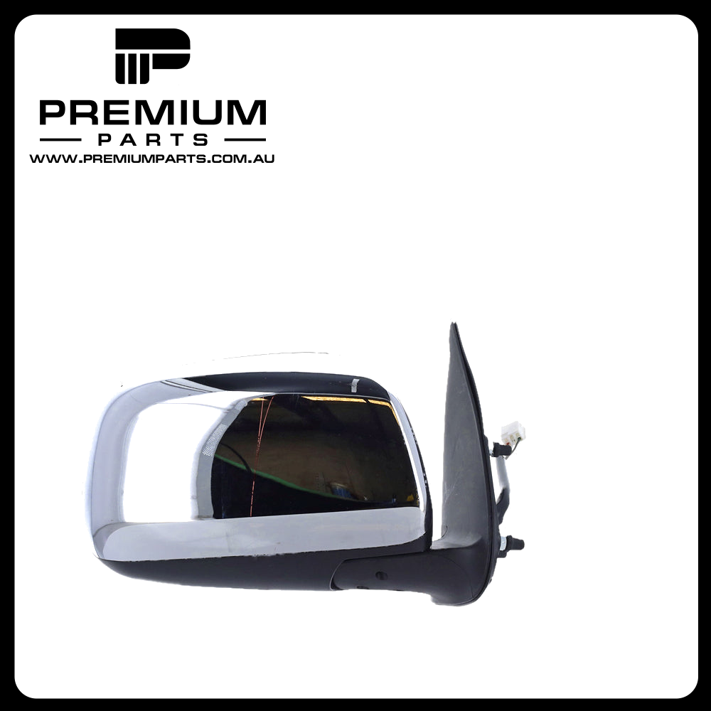 Chrome Door Mirror Electric Adjust Right Side suits Toyota Hilux 15/25/26 Series Dual Cab/Xtra Cab 4WD SR5 2009 to 2010