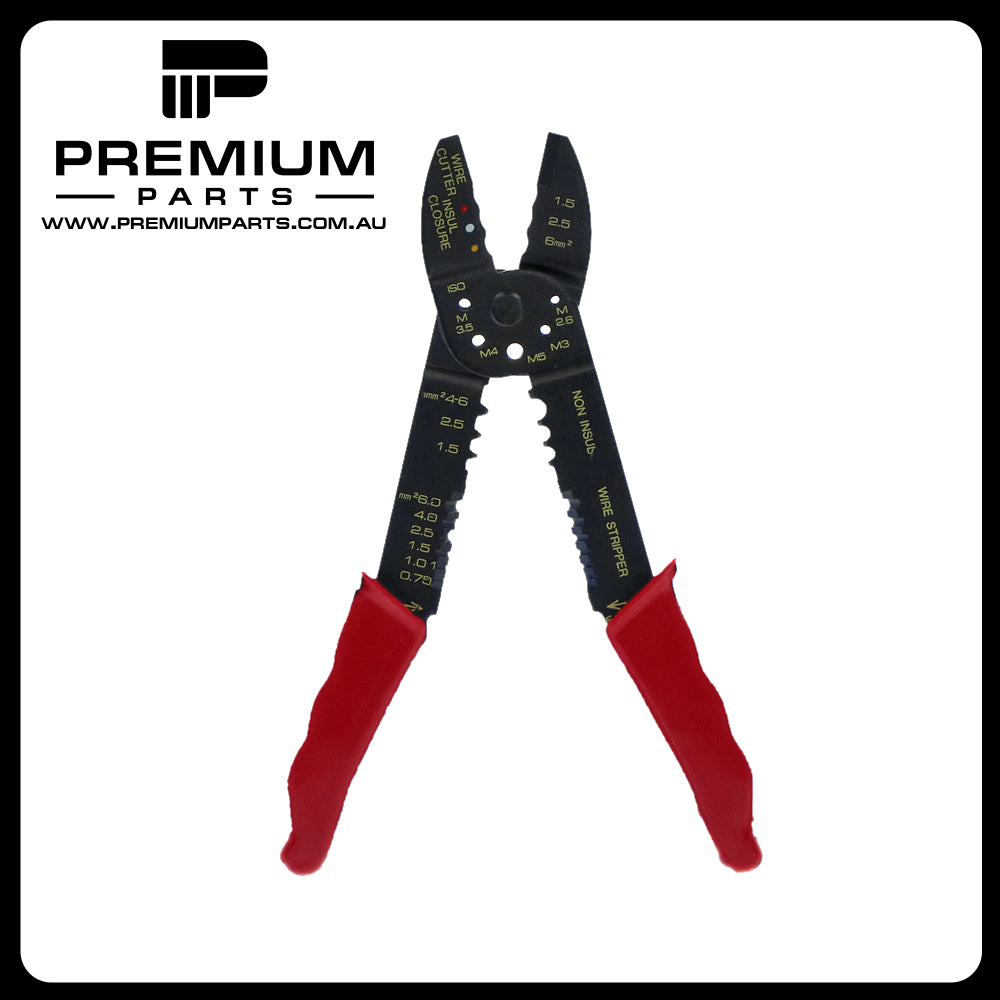 Crimp and Wire Stripper Tool suits Non-Insulated and Insulated Terminals