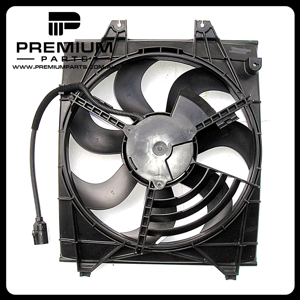 A/C Condenser Fan Assembly Aftermarket Suits Kia Carnival VQ 2006 to 2010