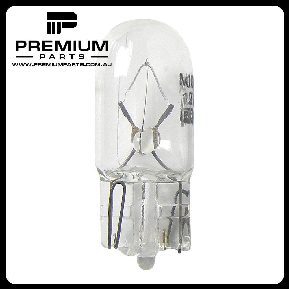 Wedge Bulbs Certifed suits Generic - T10, 12V, 5W - Box of 10