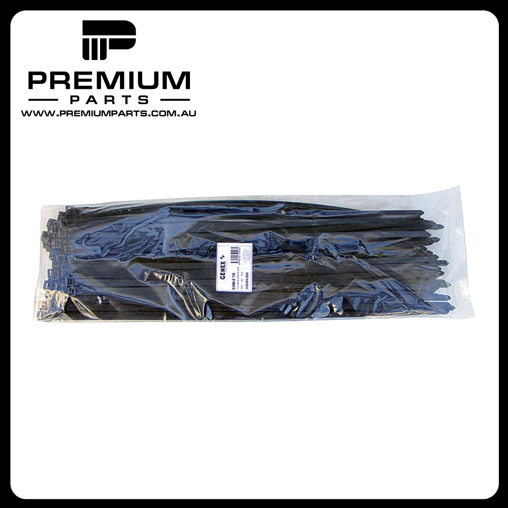 Cable Ties (Black) 9.0mm x 533mm - Pack of 100