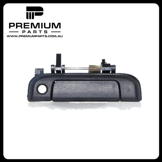 Black Front Door Outer Handle Right Side Aftermarket Suits Toyota Hiace RZH / LH10# 1989 to 2005