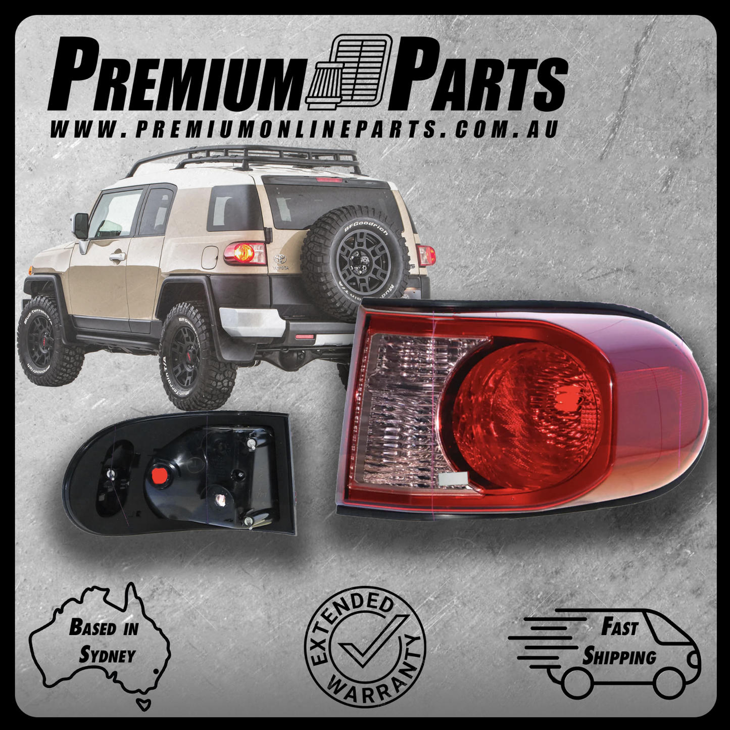 Tail Light Lamp RIGHT Side *GENUINE OEM* Suits TOYOTA FJ Cruiser GSJ15R 10-16