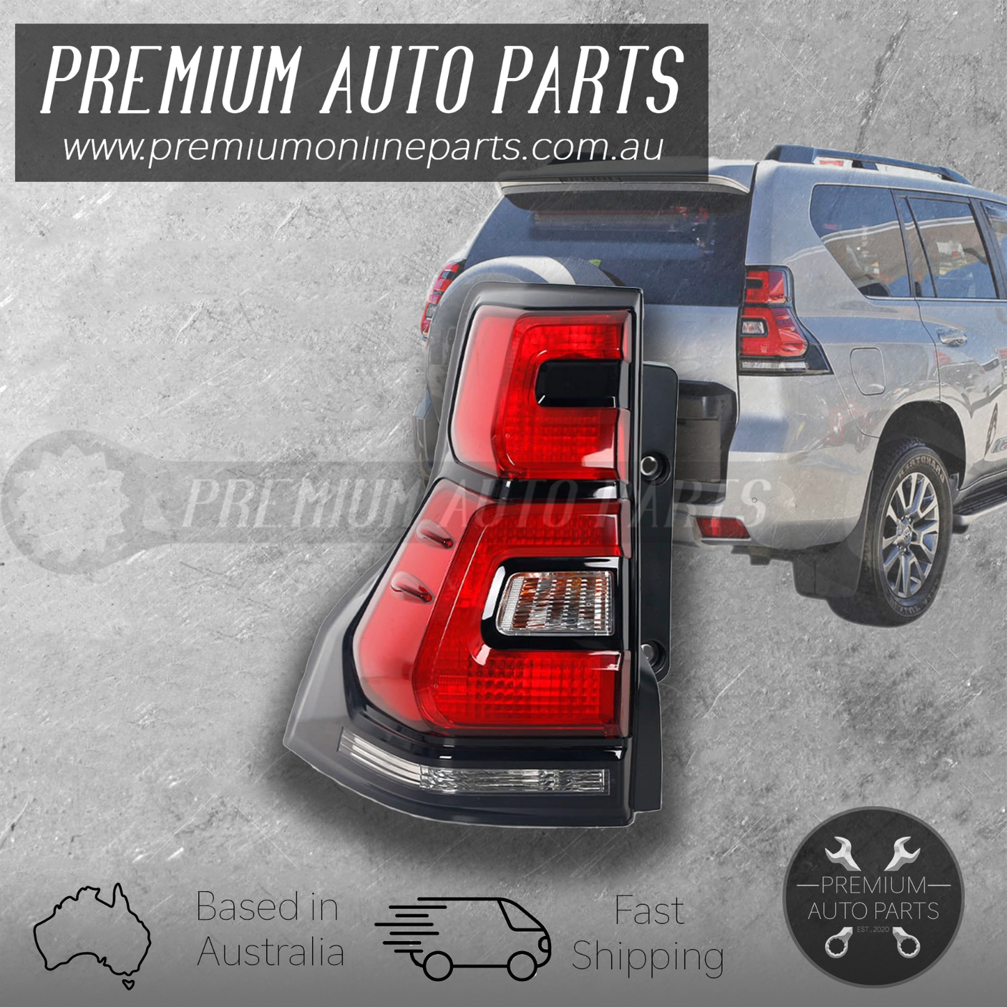 Tail Lamp Light LEFT suits Toyota Landcruiser Prado 150 Series 08/2017-2024