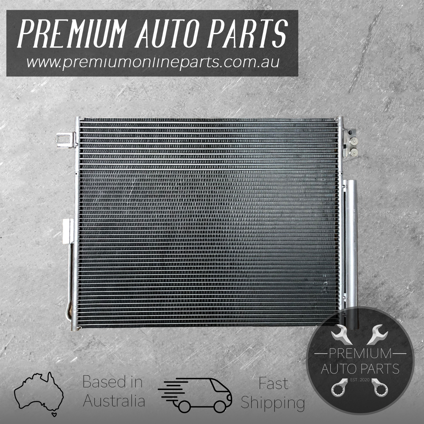 Condenser / Transmission Oil Cooler Suits Jeep Grand Cherokee WK V6 & V8 11-20