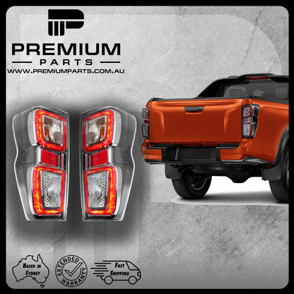 Tail Lamp Light PAIR L+R suits Isuzu Dmax D-Max 2019 - 2024 [ LED ]