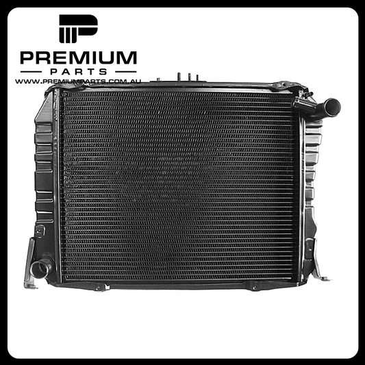 Radiator 35 / 35 mm Brass Copper 490 x 410 x 32 mm Manual 2.4 L 2RZ Aftermarket Suits Toyota Hiace RZH / LH10# 1989 to 2005