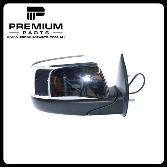 Chrome Door Mirror Electric Adjust Right Side Genuine Suits Ford Ranger PJ 2006 to 2009