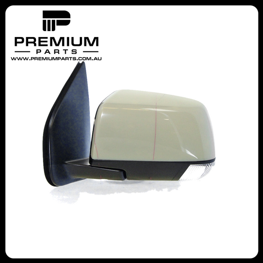 Door Mirror With Indicator, Ready to Paint, Left Side Genuine suits Isuzu D-Max SX/LS-M 2017 On