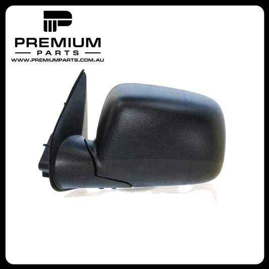 Black Door Mirror Electric Adjust Left Side Aftermarket suits Holden Colorado & Rodeo