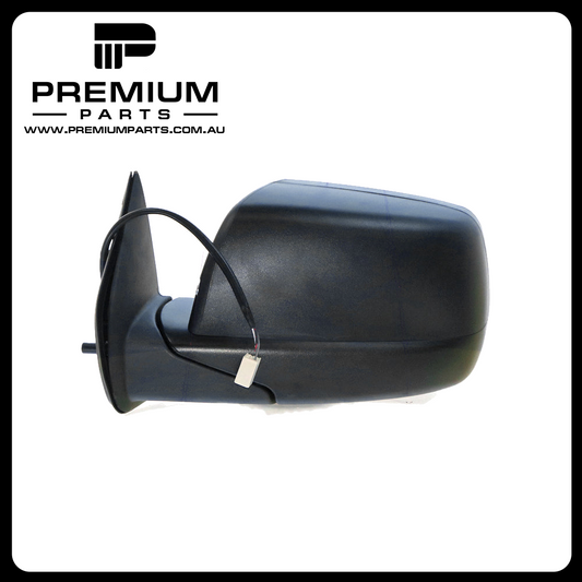 Black Door Mirror Electric Adjust Left Side  Suits Ford Ranger PJ 2006 to 2009