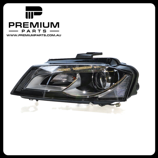 Xenon Head Lamp Left Side OES suits Audi A3/S3 8P 2008 to 2014